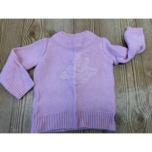Y2K‎ The Children's Place Pink Flower Floral Sweater 18 Months TCP
